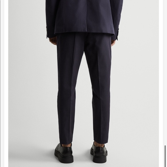 ZARA Mens Cotton - Linen Blend Suit Trousers [LAST ONE] - Picture 7 of 8